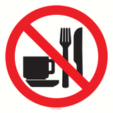 ETEN EN DRINKEN VERBODEN