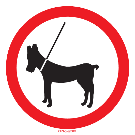 HONDEN AAN DE LEIBAND VERBODEN