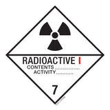 RADIOACTIEVE STOFFEN, CAT.I. ADR KL.7A