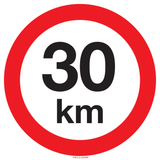 VITESSE LIMITÉE 30 KM
