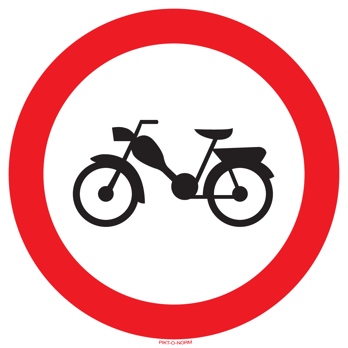 BROMFIETSEN VERBODEN