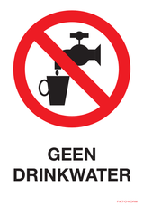 EAU NON POTABLE