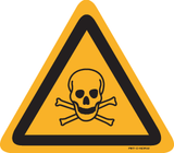 AVERTISSEMENT DANGER MATIÈRES TOXIQUES