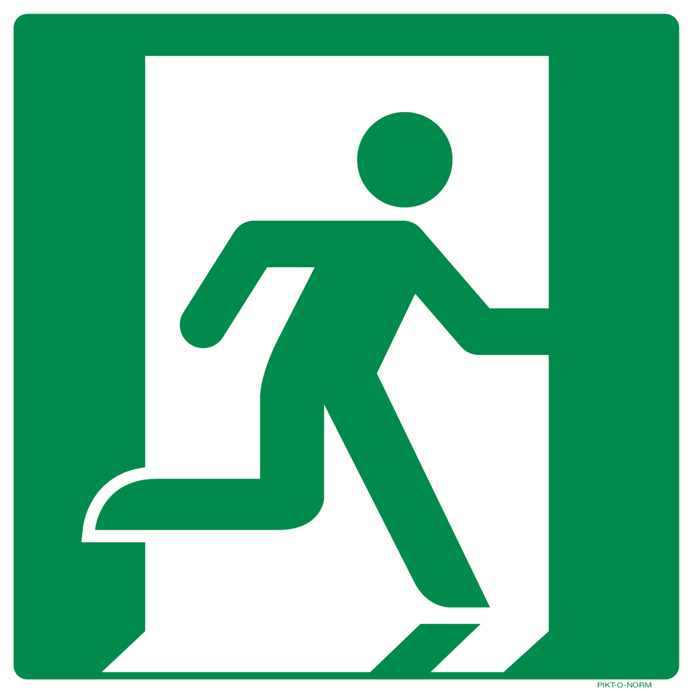 ISSUE - SORTIE DE SECOURS À DROITE