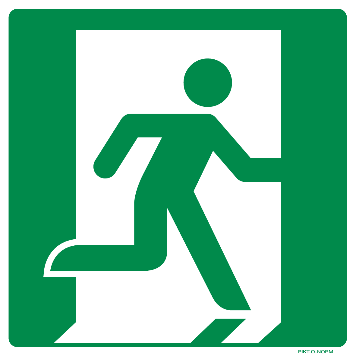 ISSUE - SORTIE DE SECOURS À DROITE