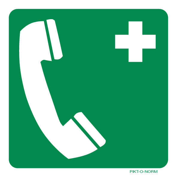 NOODTELEFOON  ISO7010-E004