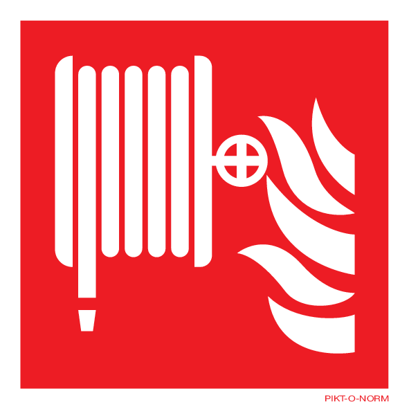 BRANDSLANG - HASPEL ISO7010-F002