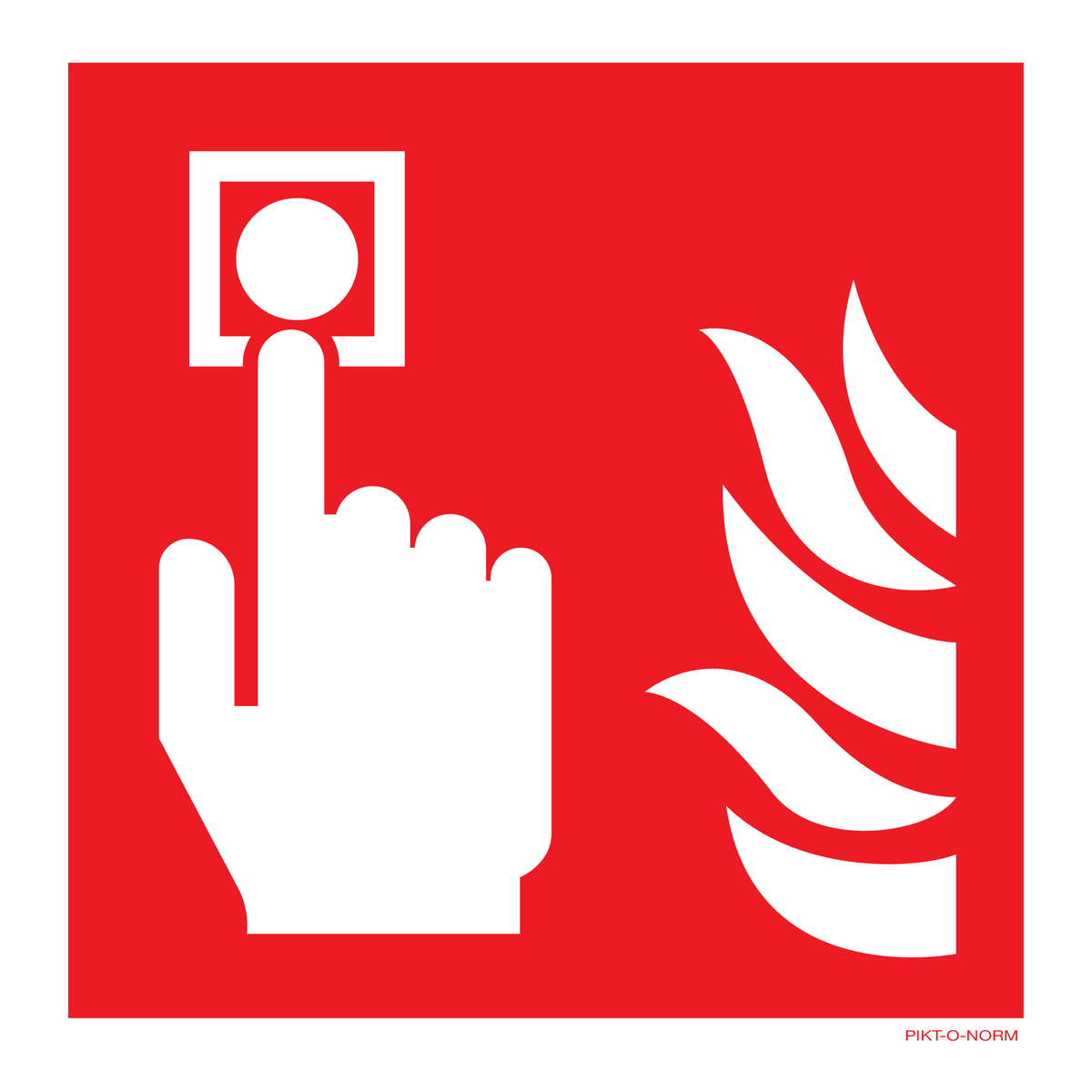 BRANDMELDER ISO7010-F005