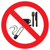 ROKEN, ETEN EN DRINKEN VERBODEN