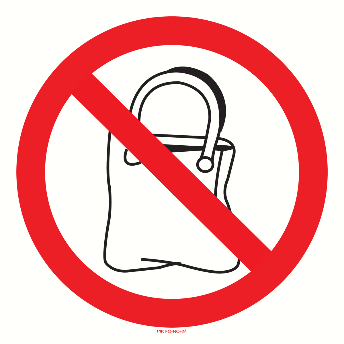 INTERDIT AUX SAC À MAIN
