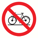 INTERDIT AUX BICYCLETTES