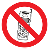 INTERDIT AUX TÉLÉPHONE PORTABLE