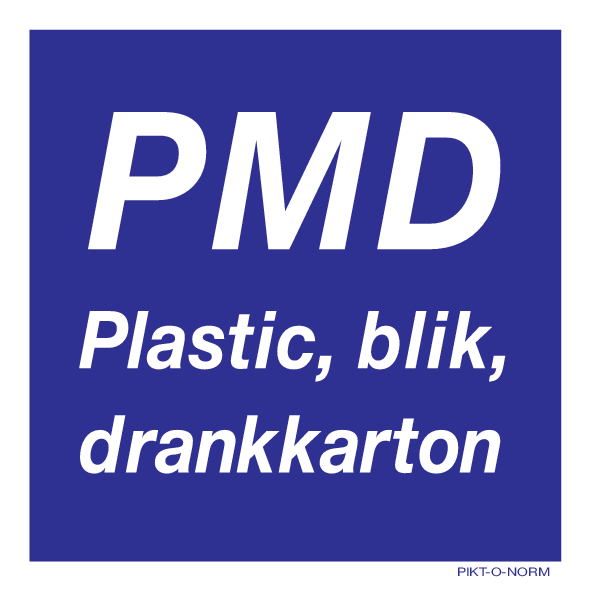 PMD. PLASTIC, BLIK, DRANKKARTON