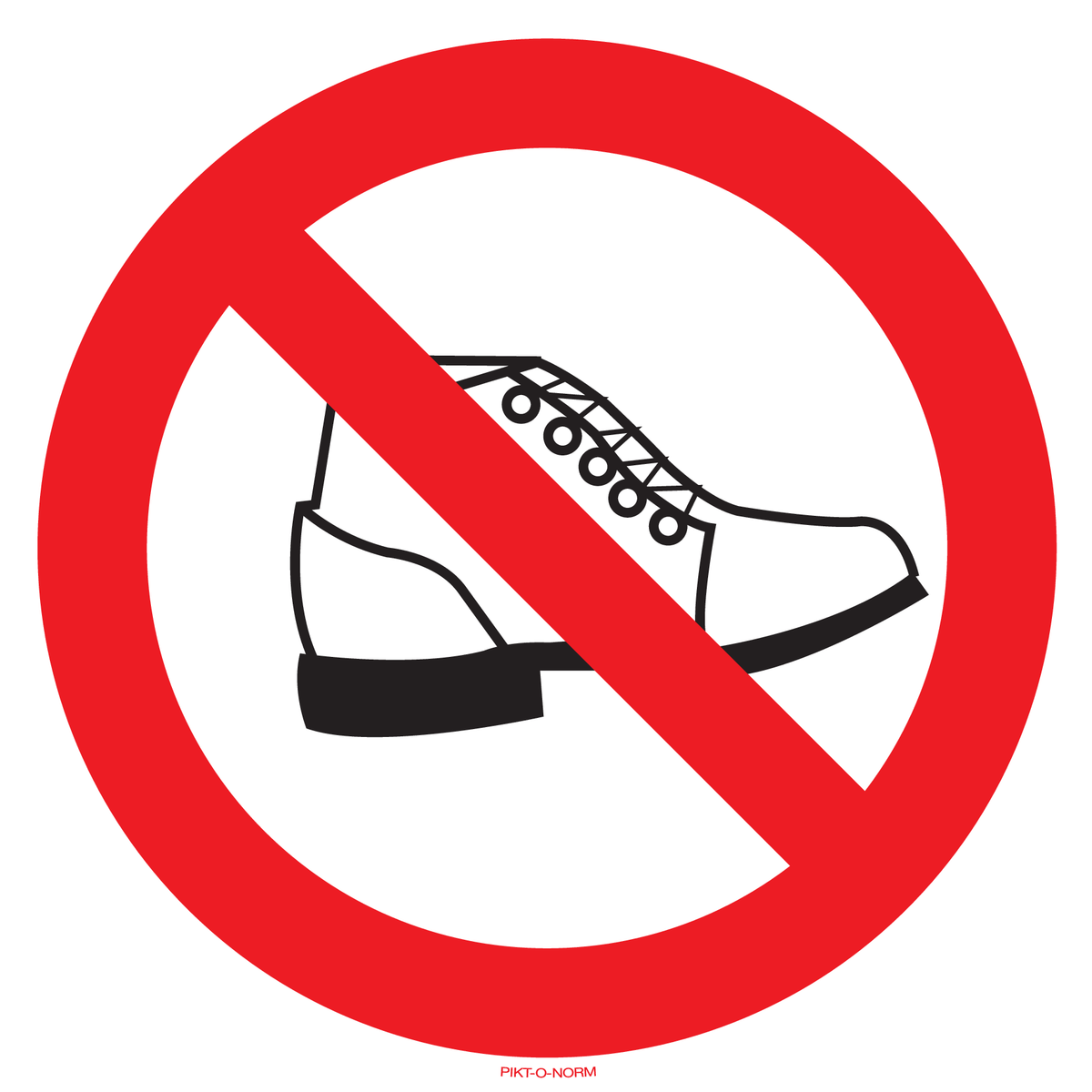 SCHOENEN VERBODEN