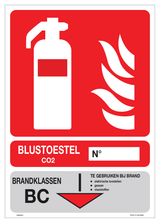 BLUSTOESTEL CO2, KLASSEN BC