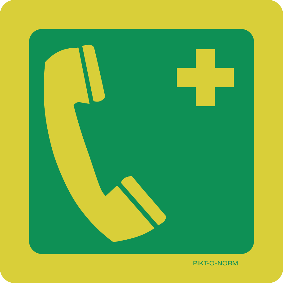 NOODTELEFOON  ISO7010-E004
