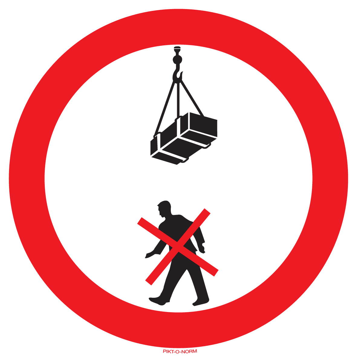 NE PAS STATIONNER SOUS LA CHARGE