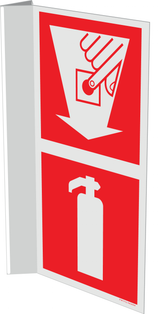 POINT D'ALARME INCENDIE + EXTINCTEUR