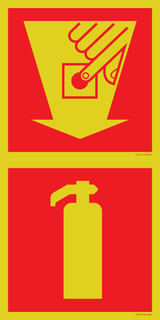 POINT D'ALARME INCENDIE + EXTINCTEUR