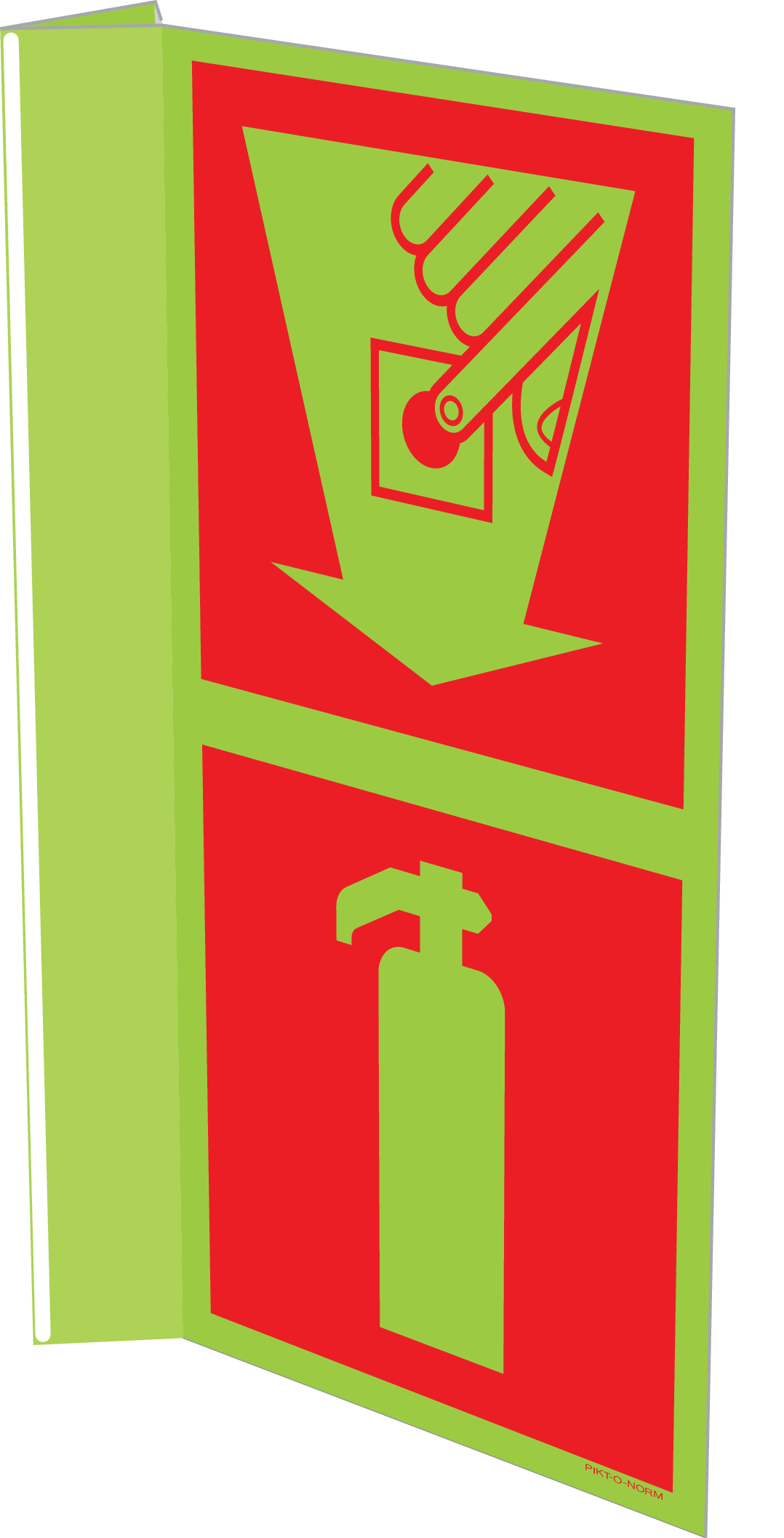 POINT D'ALARME INCENDIE + EXTINCTEUR