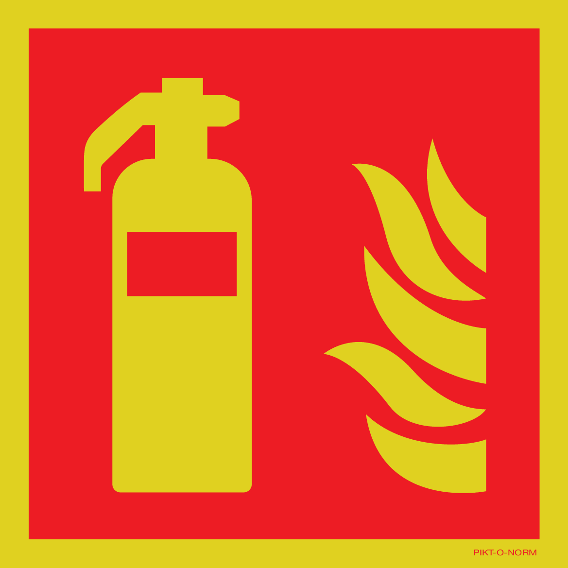 EXTINCTEUR ISO7010-F001