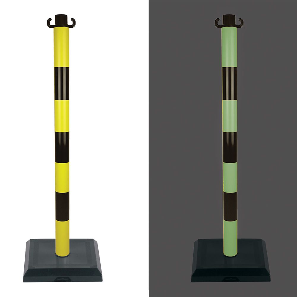 FOTOLUMINESCENTE PVC-PALEN VERZWAARD