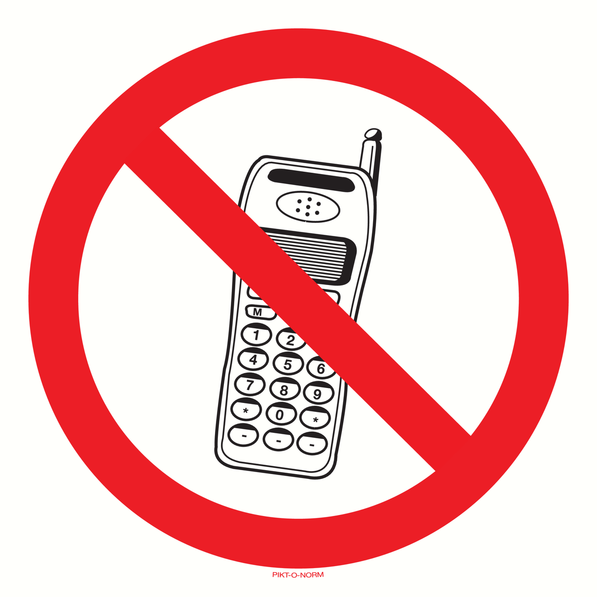 INTERDIT AUX TÉLÉPHONE PORTABLE