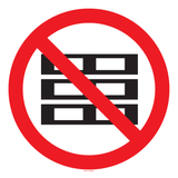 PALLETTEN VERBODEN