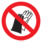 DRAGEN VAN HANDSCHOENEN  VERBODEN
