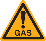 WAARSCHUWING GEVAAR GAS!
