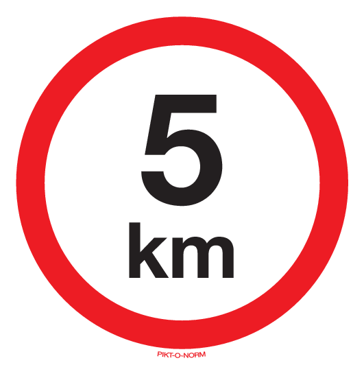 VITESSE LIMITÉE 5 KM