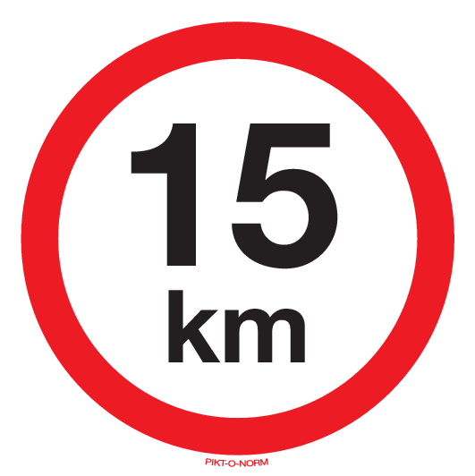 VITESSE LIMITÉE 15 KM