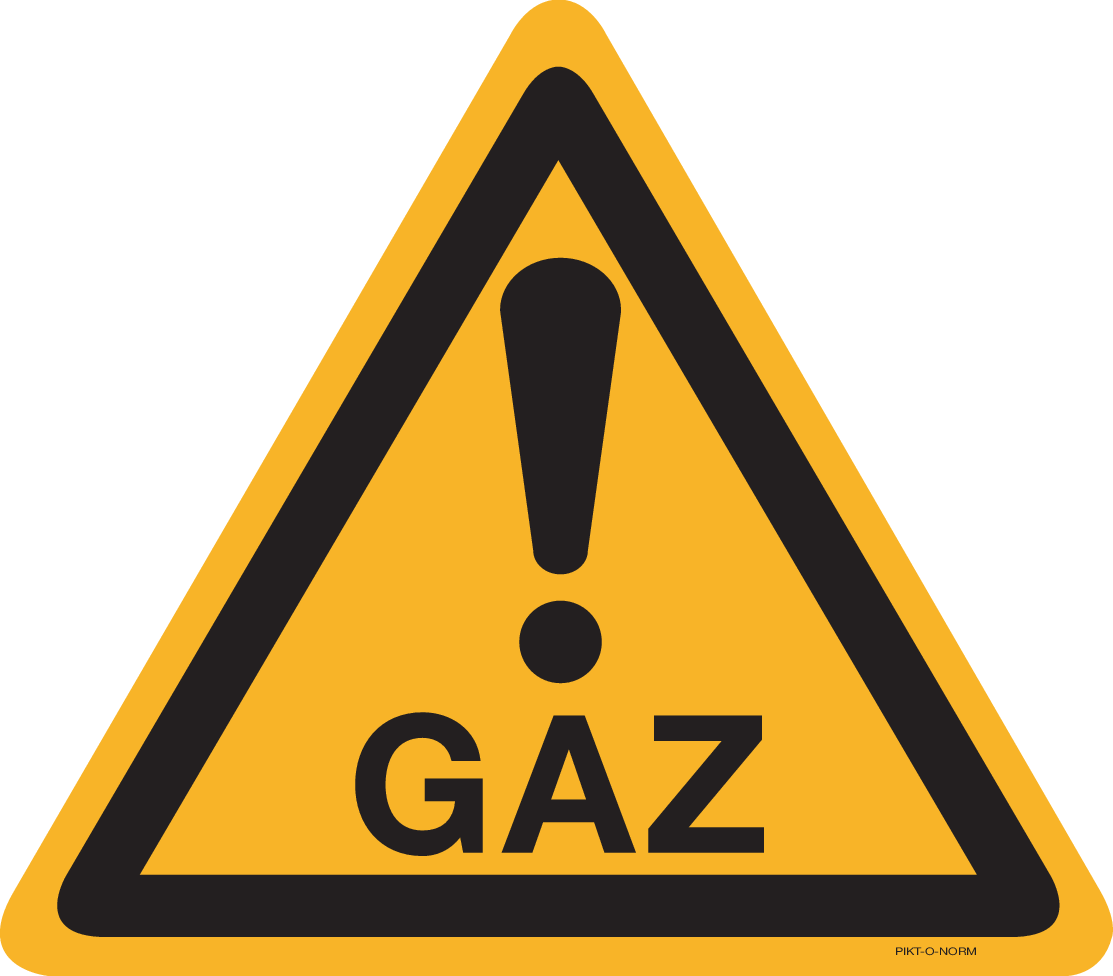AVERTISSEMENT DANGER GAZ!