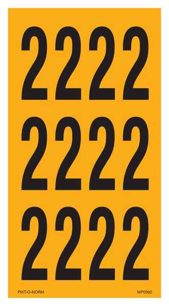CHIFFRE 2 SUR FEUILLE