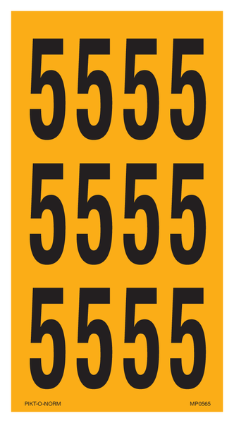 CHIFFRE 5 SUR FEUILLE