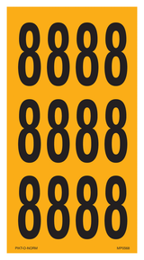 CHIFFRE 8 SUR FEUILLE