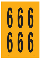 CHIFFRE6 SUR FEUILLE