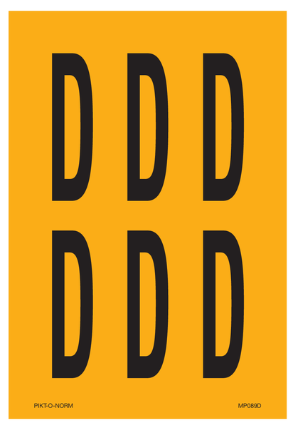 LETTER D OP VEL