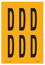 LETTER D OP VEL