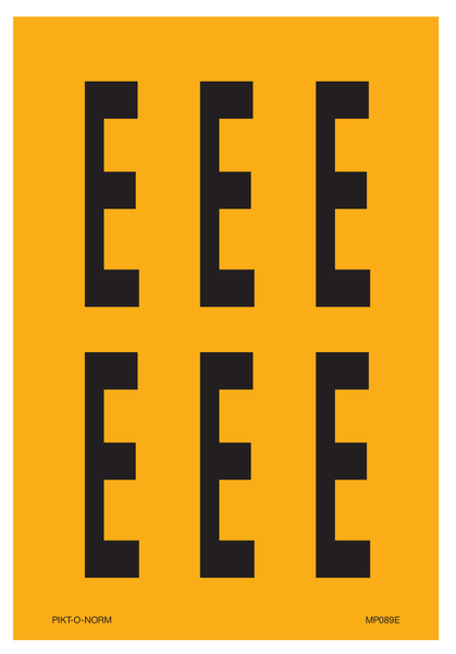 LETTRE E SUR FEUILLE