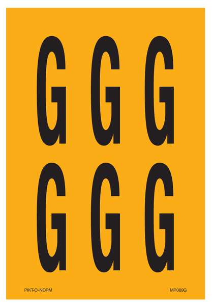 LETTER G OP VEL