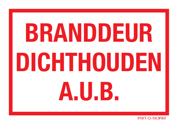 BRANDDEUR DICHTHOUDEN AUB