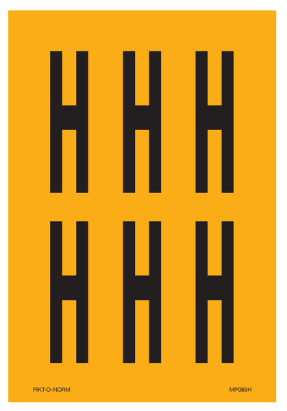 LETTER H OP VEL
