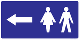 WC DAMES EN HEREN NAAR LINKS