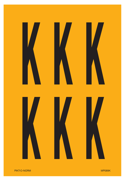 LETTER K OP VEL