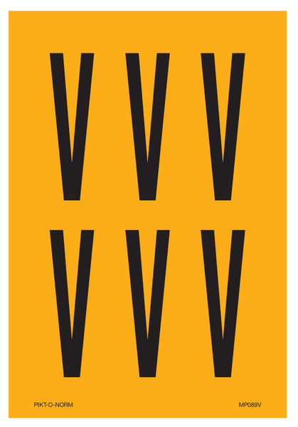 LETTER V OP VEL