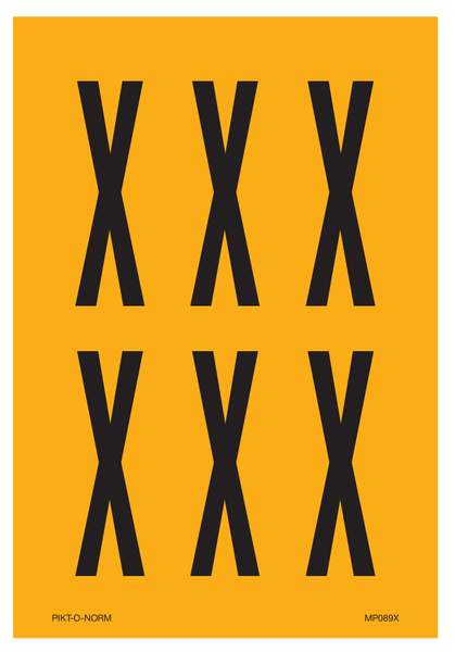 LETTER X OP VEL