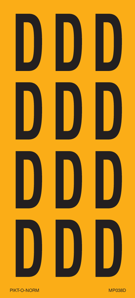 LETTER D OP VEL