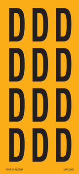 LETTER D OP VEL