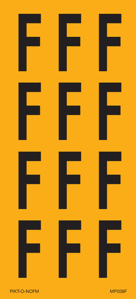 LETTRE F SUR FEUILLE